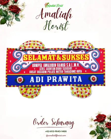 Papan Bunga Ucapan Selamat Cikampek